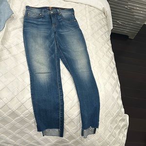 7 for all mankind the ankle skinny size 25